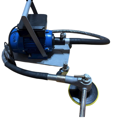 Pulidora de piscinas con acople rápido